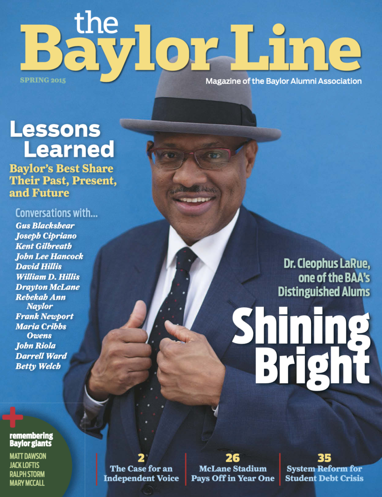 Baylor Line Magazine Spring 2015 The Baylor Line